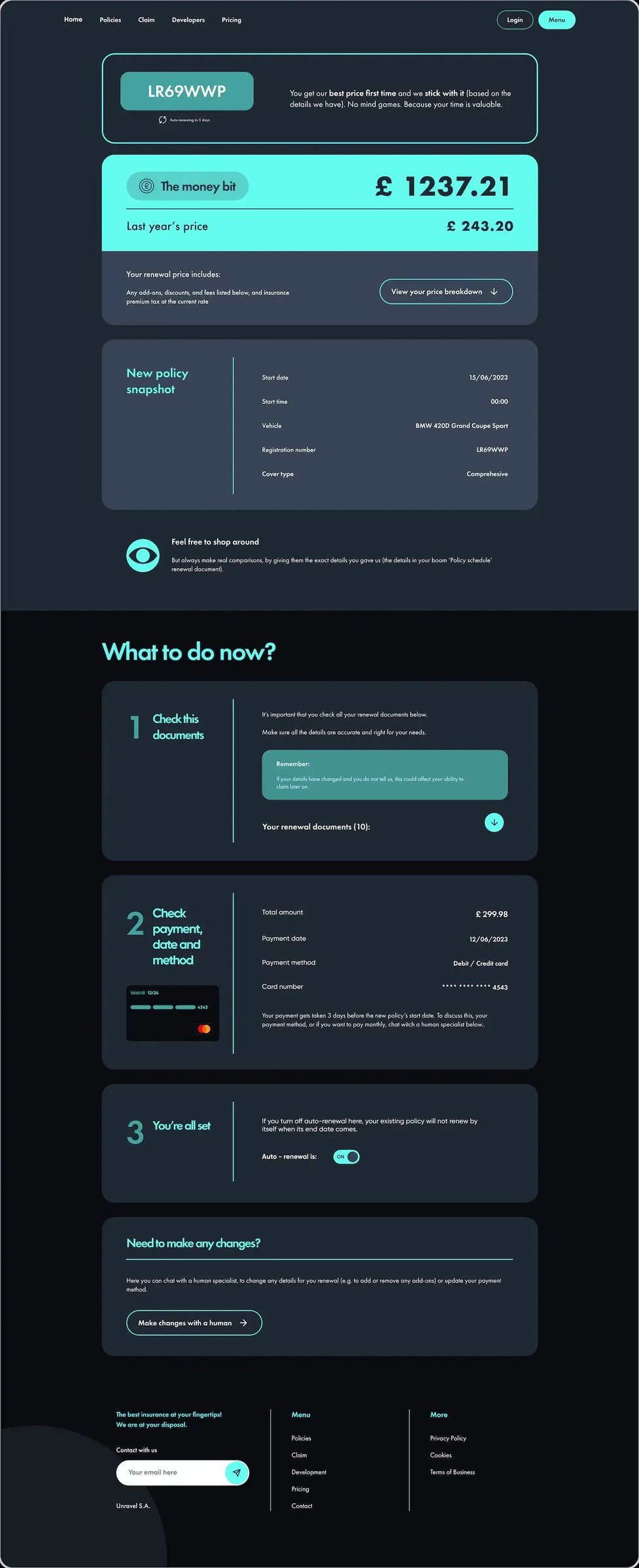 design system dark