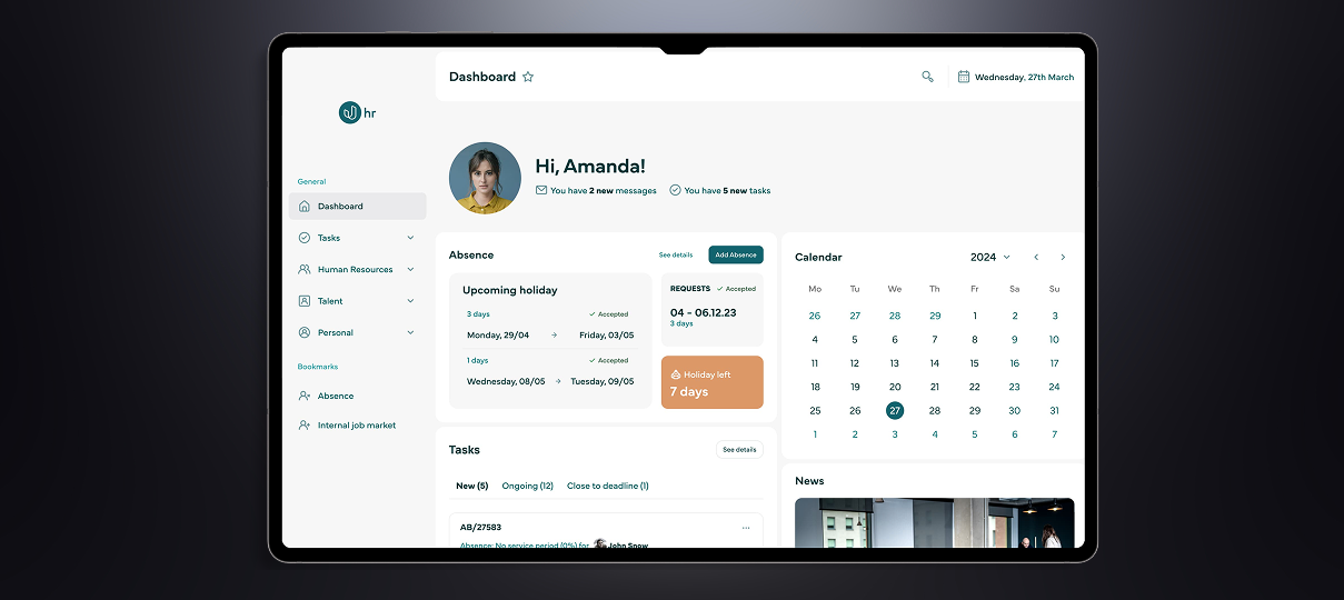 hr design system case study