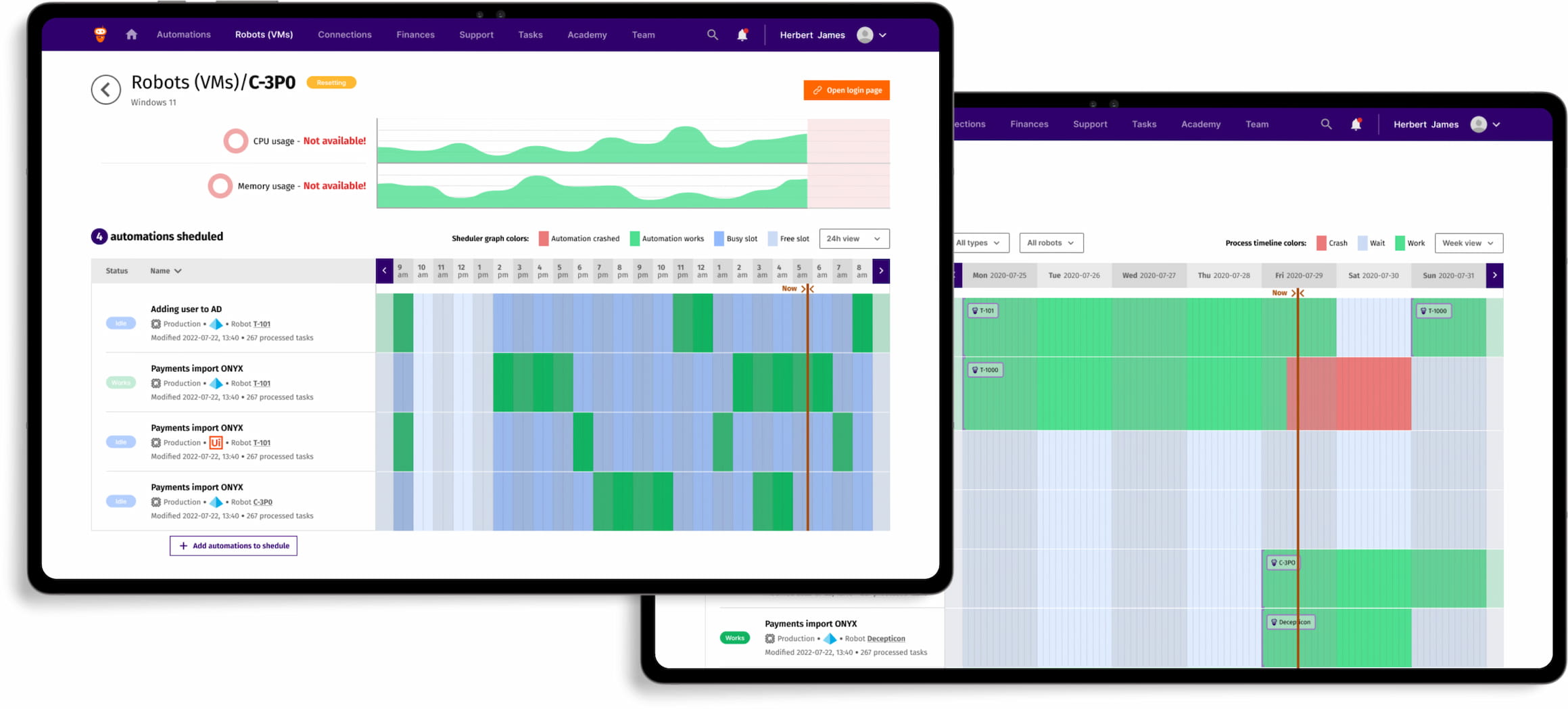 Digital workforce. UX design for improved customer experience
