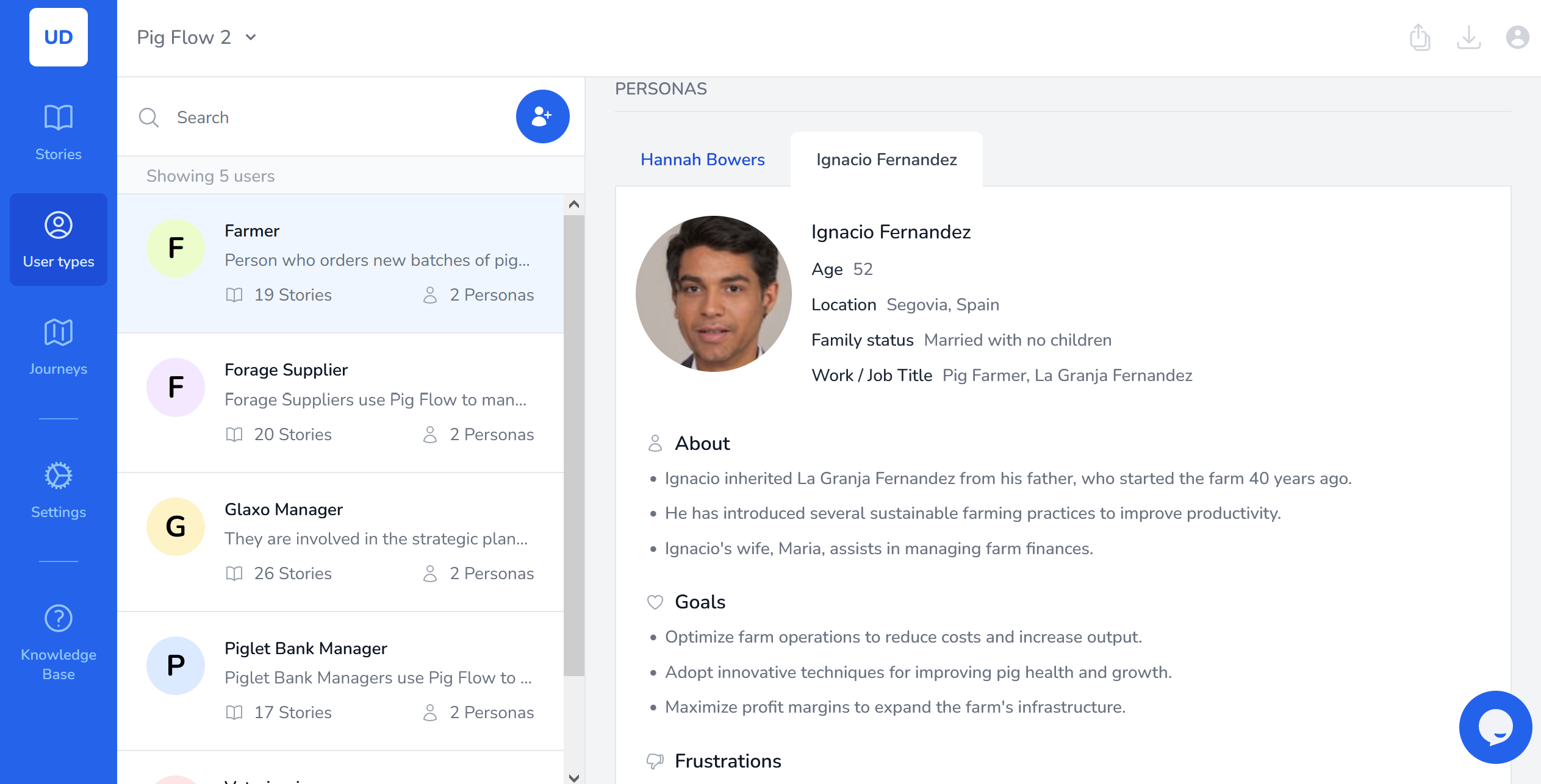 Userdoc dashboard