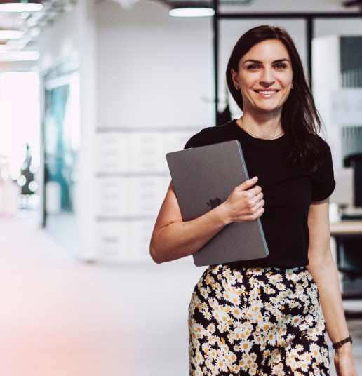 woman in an office