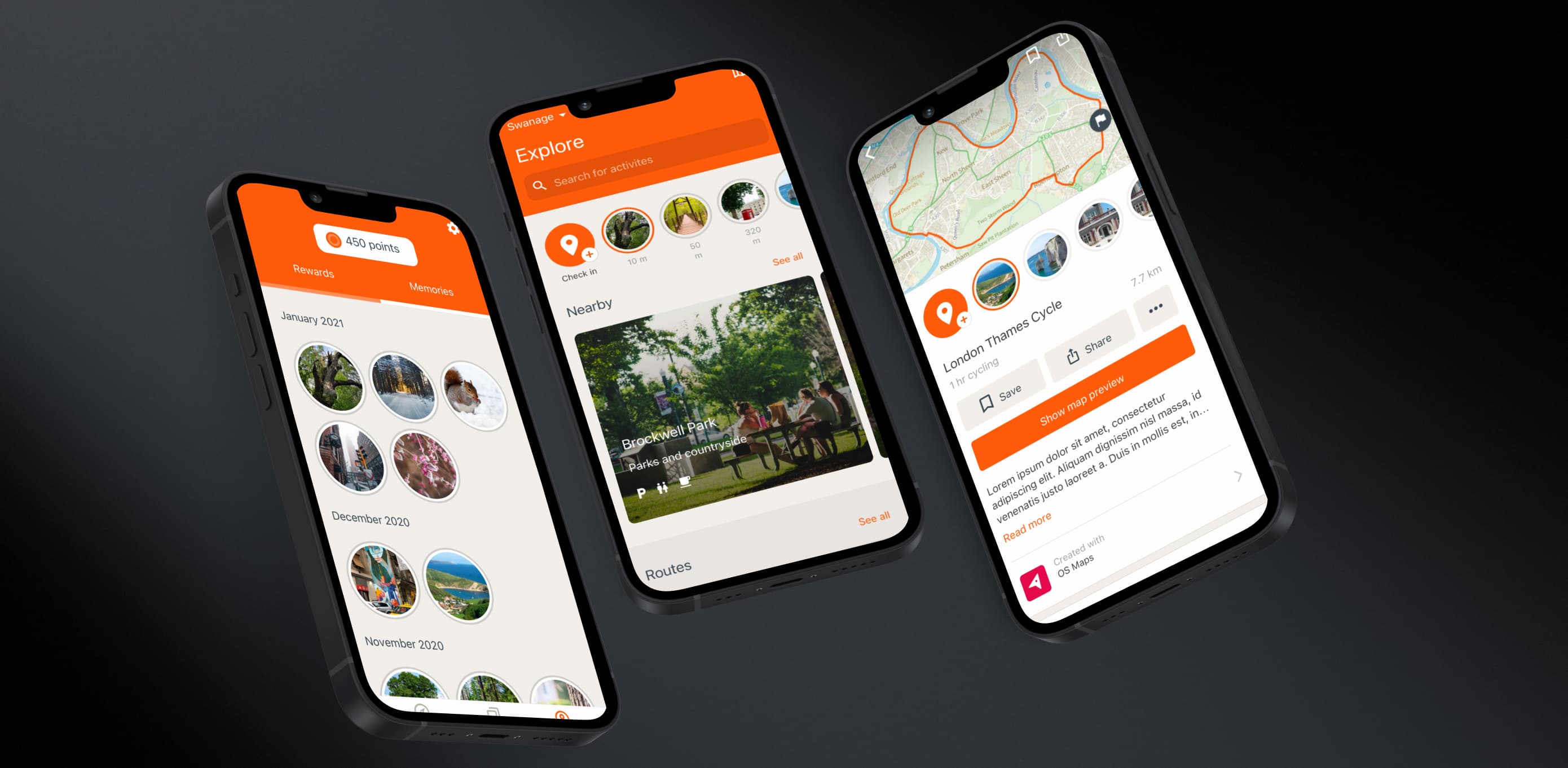 Get Outside app. Discover the best of the outdoors with OS maps.