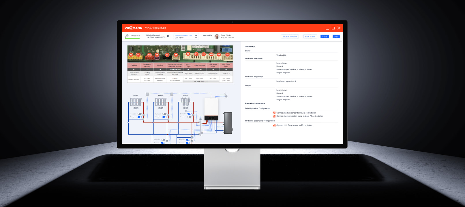 Viessmann dashboard